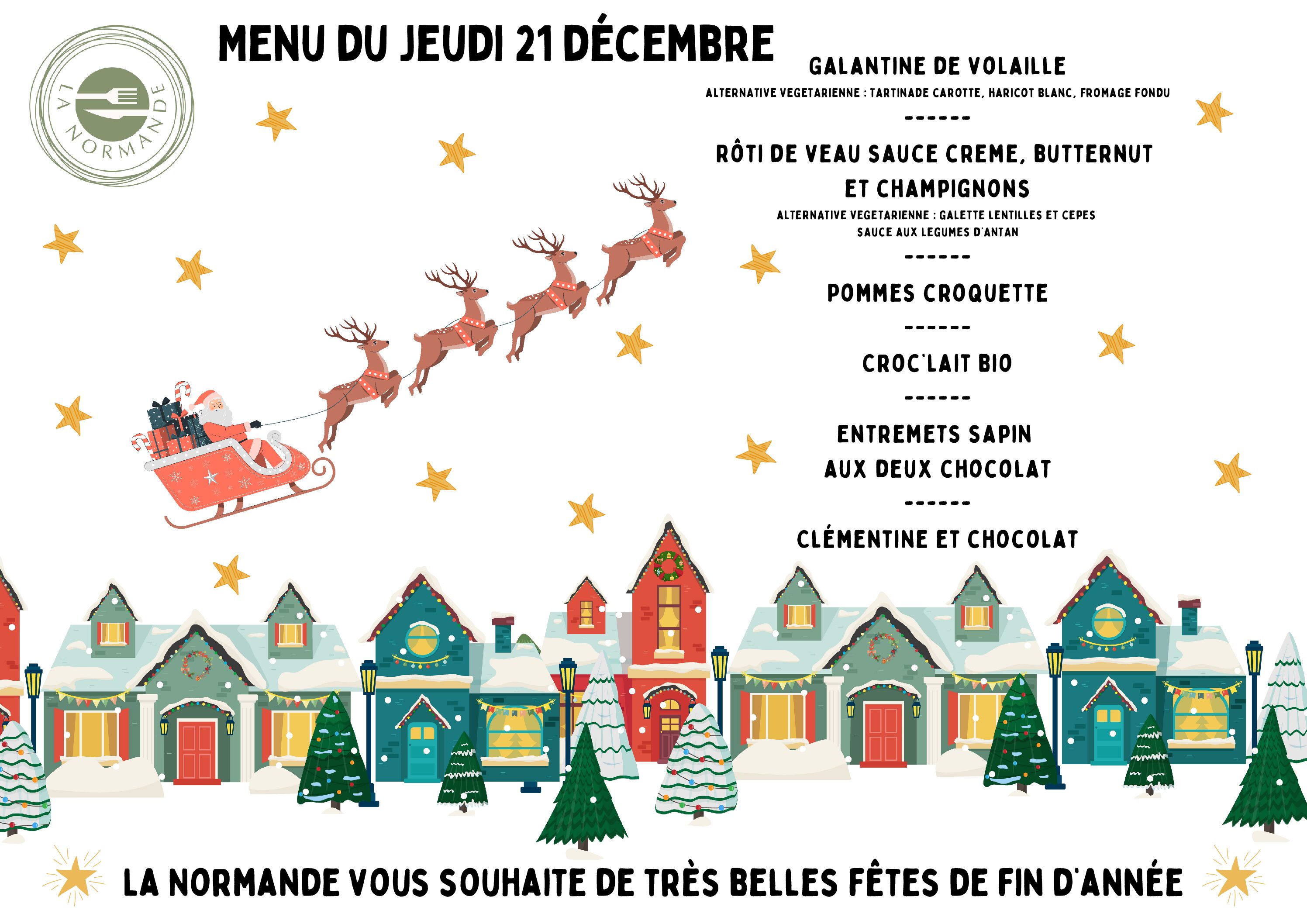 MENU DE NOEL Andé